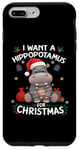 iPhone 7 Plus/8 Plus I Want A Hippopotamus For Christmas Xmas Hippo Tee Kid Women Case