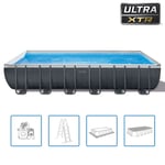 Piscine tubulaire rectangulaire Intex Ultra XTR 7.32 x 3.66 x 1.32 m