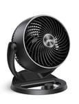 Dreo 28 dB Ventilateur de table silencieux, 18 cm diamètre, 3 vitesses, inclinaison réglable à 120°, compact, discret, portable pour chambre ou bureau, modèle Fox One, noir