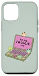 Coque pour iPhone 12/12 Pro Dessin amusant de grenouille, Kawaii et Chubby Frogs « In My Foggie Era »