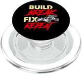 Build Break Fix Repeat Remote Controlled Car RC Model Racing PopSockets PopGrip for MagSafe