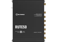 Teltonika Rutc50, Wi-Fi 6 (802.11Ax), Dual-Band (2,4 Ghz / 5 Ghz), Ethernet Lan, 5G, Sort, Industriell Ruter