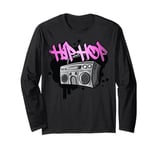 Hip hop dance street art graffiti spray paint dancing dancer Long Sleeve T-Shirt