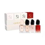 Armani Si Miniature Perfume Set Passionne 7ml + Passionne Eclat 7ml + Si 7ml + Intense 7ml