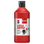 Marabu 03050075232-KiDS Little Artist, Colorant pour Peinture et Loisirs créatifs, Rouge, 500 ML, végétalien, séchage Rapide, pour Enfants à partir de 3 Ans, 03050075232, Red