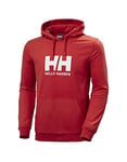 Helly Hansen Homme Sweat À Capuche HH Logo, L, Rouge