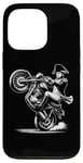 iPhone 13 Pro Napoleon Bonaparte Pulling a Wheelie on a Motorcycle Funny Case