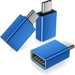 Adaptateur USB C vers USB 3-Pack,Convertisseur USBC Mâle USB A 3.0 Femelle,Type C Thunderbolt 4 5 OTG pour MacBook,iMac,iPhone 16 15 Pro Max,iPad Air 4 5,Mini 6 7,Microsoft Surface,Samusng.[G73]