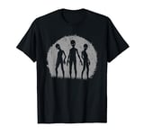 Grey Alien Trio Zeta Reticuli UFO Abduction T-Shirt