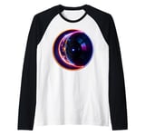 Vinyl Moon Music Lover Record Stars Raglan Baseball Tee