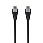 Konix Drakkar Câble adaptateur standard HDMI 2.1 mâle A vers mâle A 1,8 m - Compatible PS3, PS4, Xbox One, 4k Ultra HD, Apple TV - Noir