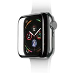 SiGN Heltäckande Skärmskydd för Apple Watch 4/5/6/SE 40mm - Svart Svart