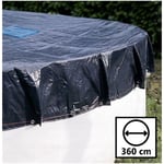 Univers Du Pro - Bache piscine ronde 360 cm pour piscine de 300 cm Bleue et verte Filet d'écoulement