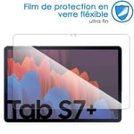 Protection D'écran En Verre Fléxible Pour Samsung Galaxy Tab S7+ 5g (12.4 Pouces)