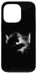 Coque pour iPhone 13 Pro Chimpanzee Gamer - Amusant Rétro Singe Jeux Vidéo Amoureux