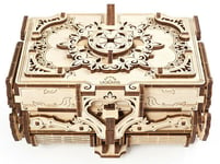 UG70089 Ugears Unassembled Mechanical Wooden Model Kit Antique Box Boxed New UK