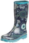 Desigual Ankle Boot, Bottes de pluie femme - Bleu (Ibiza), 36 EU