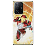 ERT GROUP Coque de téléphone Portable pour Xiaomi 11T 5G / 11T Pro 5G Original et sous Licence Officielle Marvel Motif Iron Man 007 Parfaitement adapté à la Forme du téléphone Portable, Coque en TPU