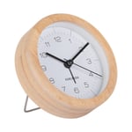 Karlsson Neat Round Vekkeklokke KA5923WH - Unisex - 10 cm - Kvarts urverk