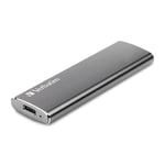 Verbatim SSD Vx500 - 120 Go - couleur gris sidéral - 29 g - SSD externe léger - SSD USB 3.0 - pour Windows et Mac OS X - disque portable - USB-C - mémoire flash haute vitesse