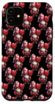 iPhone 11 Funny Valentines Gnome Dad Graphic With Red Heart Lollipops Case