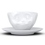 Fiftyeight T014601 Tasse à café en Porcelaine Blanc 13 x 13 x 7,3 cm