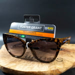 Foster Grant Womens Sunglasses SFGS23156 Brown Frame Black Gradient Lenses