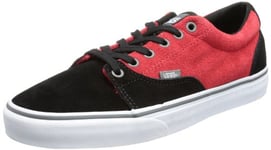 Vans M Kress Black/Red/PEWTE, Basket Homme - Noir - Schwarz (Black/Red/Pewter), 42.5 EU