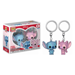 Funko Pocket Pop Stitch & Angel - Disney - Keychain - Porte-clés