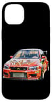 Coque pour iPhone 14 Plus JDM Voiture de course japonaise Drift Tuning Marché intérieur japonais