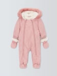 John Lewis Baby Flower Snowsuit, Multi