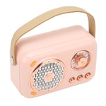 Portable BT Speaker And Microphone Set Retro BT Speaker With Handheld Karaok Hot