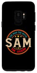 Coque pour Galaxy S9 SAM The Man The Myth The Legend Vintage Personnalisé