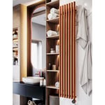 Terma Electric Radiator, Steel, True Copper, 1800h x 370w (mm) [0.8kw]