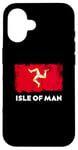 Coque pour iPhone 16 Isle Of Man Flag