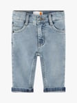 Timberland Baby Regular Fit Denim Trousers, Light Blue