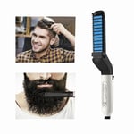 New Men Beard Hair Straightener Brush Comb Curling Beauty Curler Iron #1261