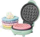 Giles & Posner EK4214GSGR Mini Waffle Maker – Non-Stick Waffle Iron Machine,