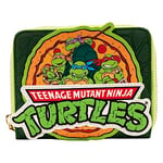 Loungefly Teenage Mutant Ninja Turtles - (Teenage Mutant Ninja Turtles - (Teenage Mutant Ninja Turtles (TMNT))) - Retro - Wallet - Exclusivité Amazon - Porte-Monnaie Mignon à Collectionner