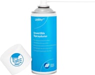 AF Utility Invertible Sprayduster, Air Duster Compressed Gas Can - 200Ml Pack