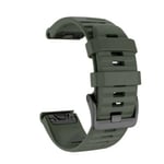 26 22 20MM silikonarmband för watch för Garmin Fenix 6X 6 6S Pro 7X 7 Easyfit Armband Fenix 5 5X 5S Plus Smartwatch Armband Army Green 26mm Fenix 7X