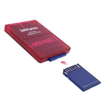 Bitfunx-Adaptateur De Carte Sd Pour Consoles Sony Playstation 2,Mx4sio,Sio2sd,Ps2 - Type Sd-Red