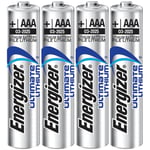 Energizer 639171 L92 Ultimate Lithium Battery AAA 1.5V 1250mAh x 4