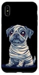 Coque pour iPhone XS Max Chien mignon comme momie pour les amoureux des chiens et des momies