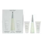 Issey Miyake Eau D'issey 3 Piece Gift Set: Eau de Toilette 50ml - Body Lotion 50ml - Shower Cream 50ml