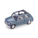 [FR] Brumm FIAT 600 D BERLINA 1960 TRASFORMABILE APERTA BLEU 404 1:43 - BM0317-0