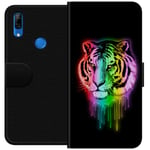 Huawei P Smart Z Plånboksfodral Neon Tiger