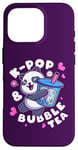 Coque pour iPhone 16 Pro Panda, K-Pop & Bubble Tea, Musique coréenne, Mignon et