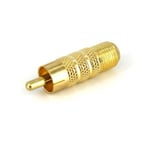 StarTech One-piece RCA to F Type Coaxial Cable - M/F - Gold-plated RCA to RG6 F Type Coax Cable Adapter (RCACOAXMF) - video adapter - kompositt video