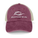 Rinker Boats Cowboy Hattu Jouluhattu Golf Hattu Trucker Hatut Lippikset Nainen Hattu Miesten